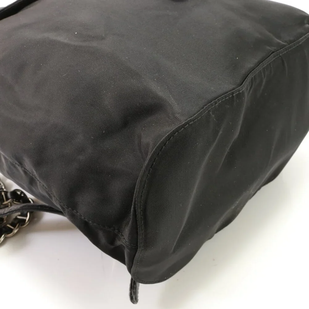 Prada Small Tessuto Backpack Bag with Chain B4821 - Picture 8 of 16